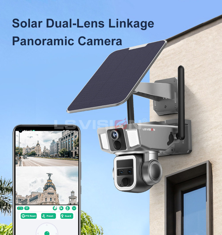 دوربین مداربسته سیم کارت خور با پنل خورشیدی LS VISION مدل MS3A