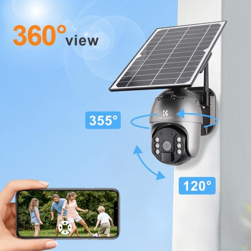 دوربین مداربسته سیمکارت خور با پنل خورشیدی CONCEPT مدل KF50000