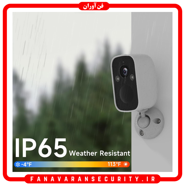 دوربین مداربسته وایرلس سیمکارتی FANLUX ضد آب با شارژدهی بالا پک اصلی