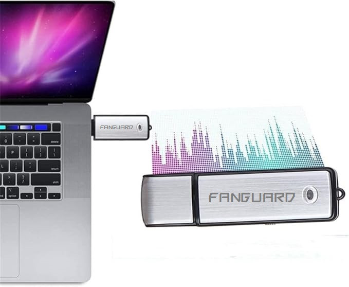 فلش ضبط صدا FANGUARD مدل FG-F16 با 1 روز نگهداری شارژ و مموری 16 گیگ