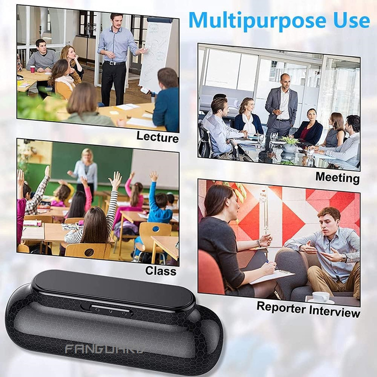دستگاه ضبط صدا FANGUARD مدل FG-7632 با 15 روز نگهداری شارژ 32 گیگ حافظه داخلی - شنود صدا