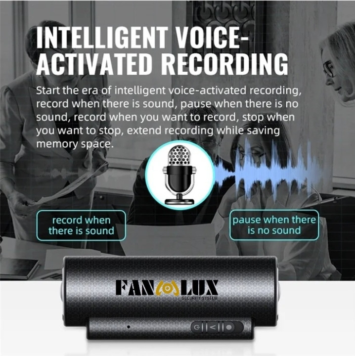 دستگاه ضبط صدا fanlux با 15 روز نگهداری شارژ 32 گیگ حافظه داخلی - شنود صدا