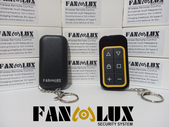 ریموت کنترل همه کاره FANLUX مدل FN_980X اصلی قابل کددهی با تمام فرکانس ها دیجیتال شارژی ده عددی