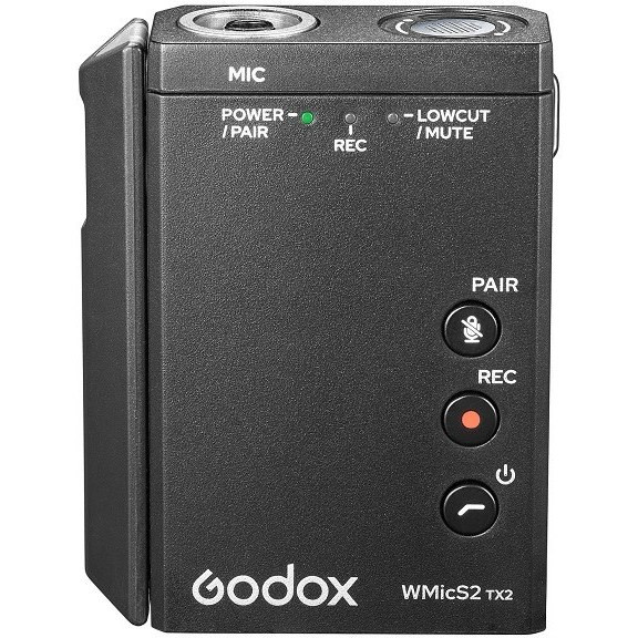 میکروفون بیسیم یقهای گودکس با گارانتی GODOX UHF Wireless Microphone System WMicS2 Kit 2