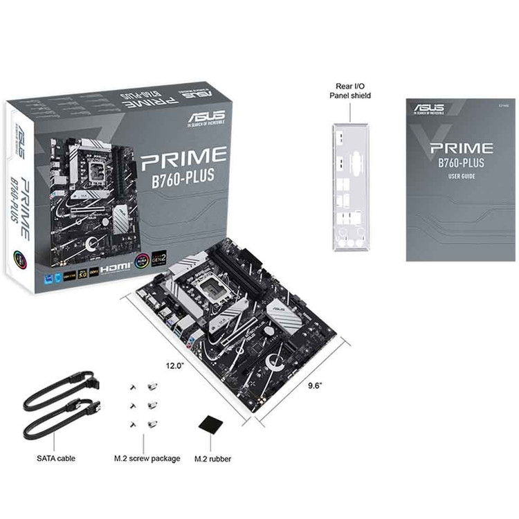 مادربرد ایسوس مدل PRIME B760 Plus DDR5 با گارانتی