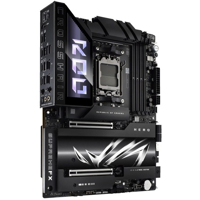 مادربرد ایسوس ROG CROSSHAIR X870E HERO با حافظه DDR5 و WiFi