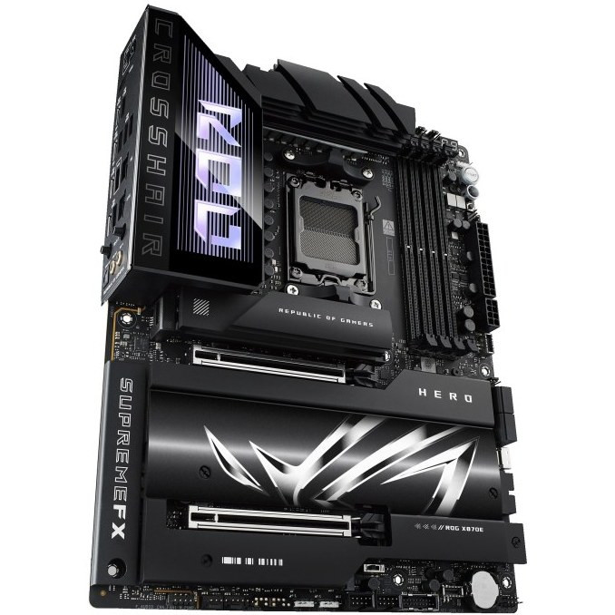مادربرد ایسوس ROG CROSSHAIR X870E HERO با حافظه DDR5 و WiFi