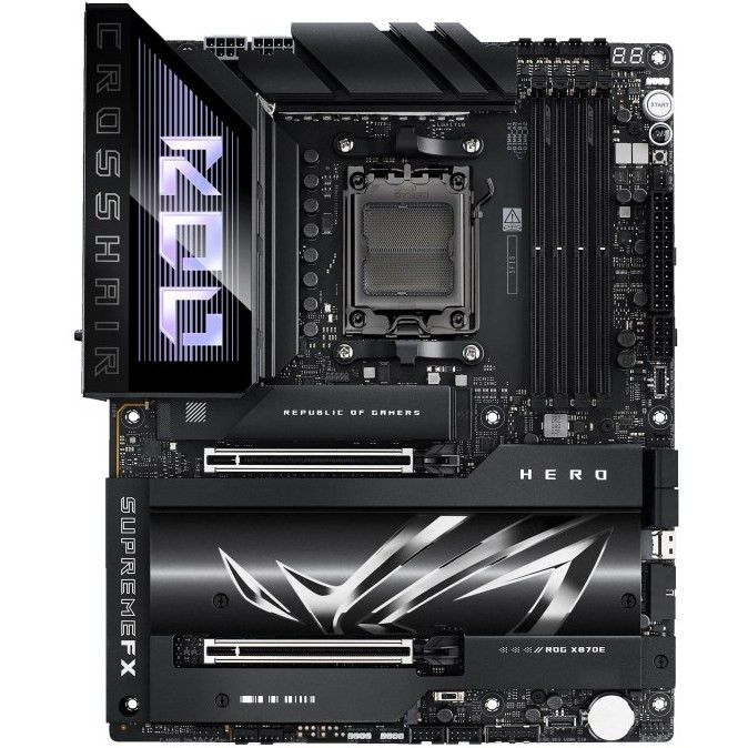 مادربرد ایسوس ROG CROSSHAIR X870E HERO با حافظه DDR5 و WiFi