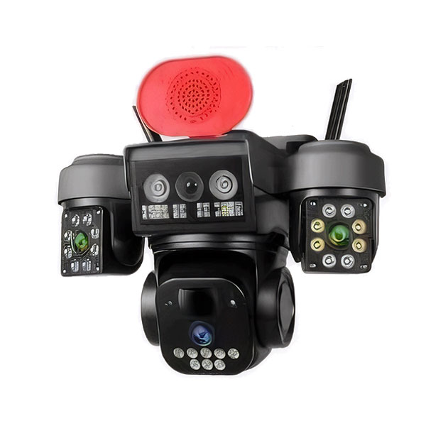 دوربین مداربسته سیمکارتی کیفیت 4k آژیر دار با دید در شب اصل با گارانتی