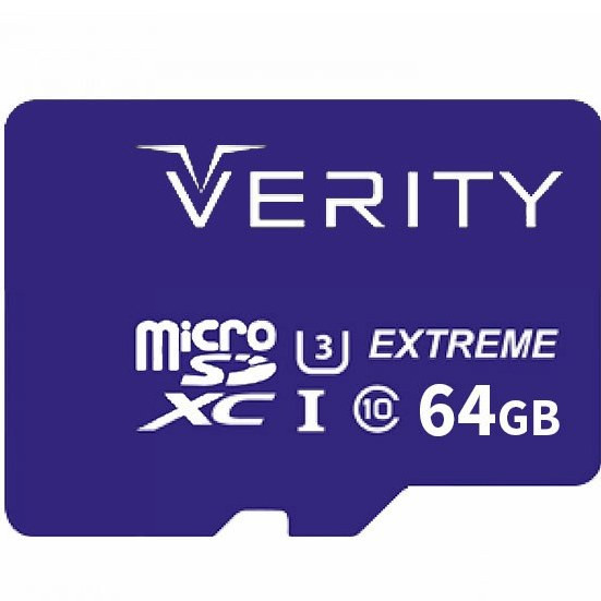 کارت حافظه وریتی مدل U3 ظرفیت ۶۴ گیگابایت سرعت ۸۰MB/s